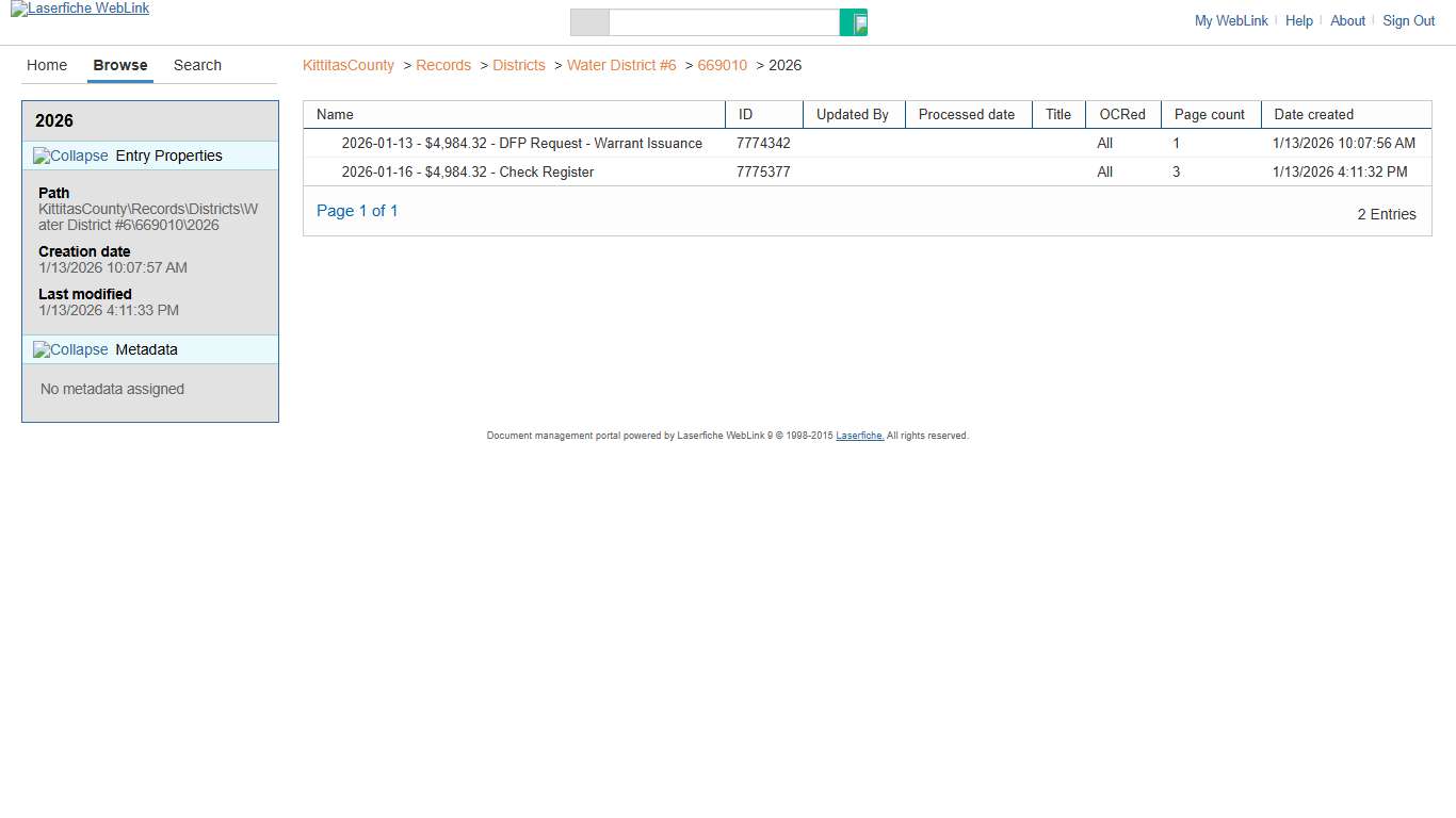 2026 - Laserfiche WebLink